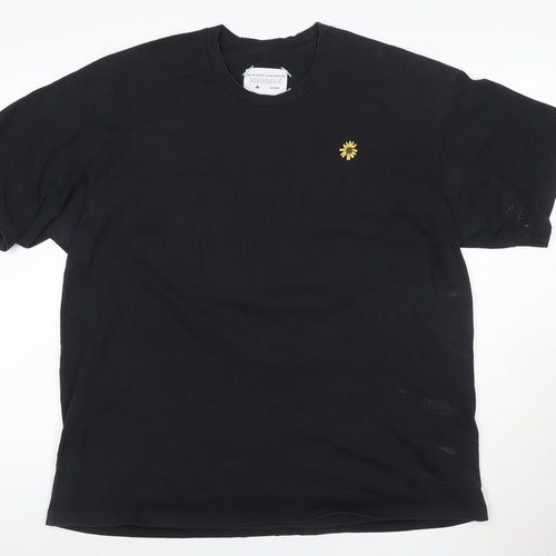 Adidas Mens Black XL Graphic Print Cotton T-Shirt