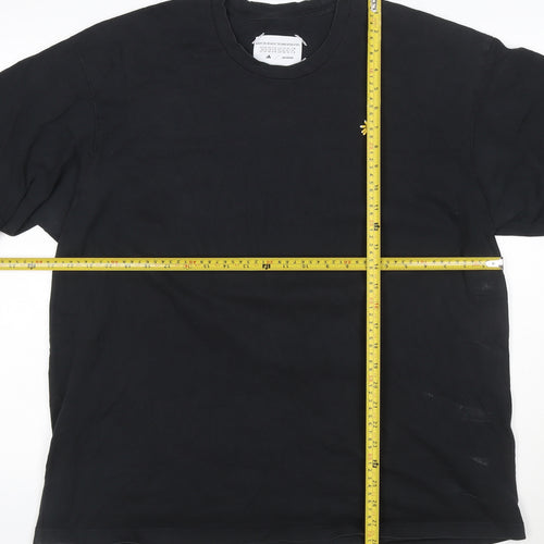 Adidas Mens Black XL Graphic Print Cotton T-Shirt