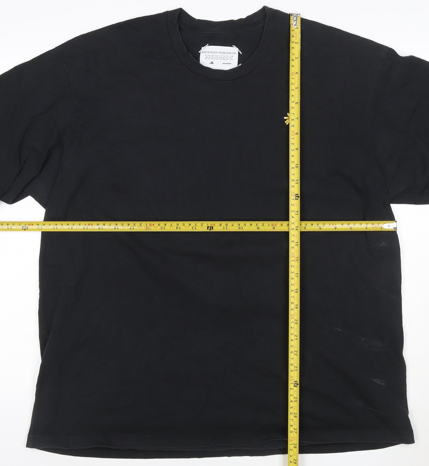 Adidas Mens Black XL Graphic Print Cotton T-Shirt
