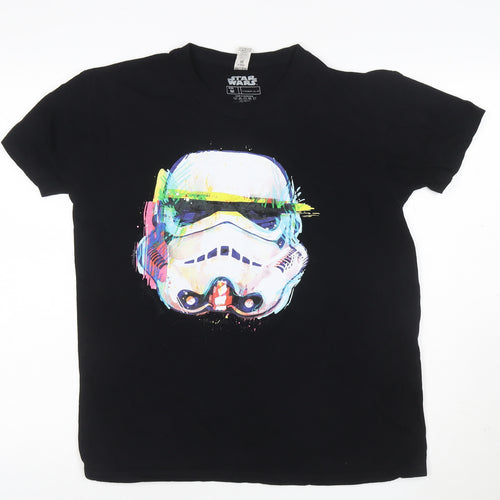 Star Wars Men's Black Stormtrooper Graphic Cotton T-Shirt Size M