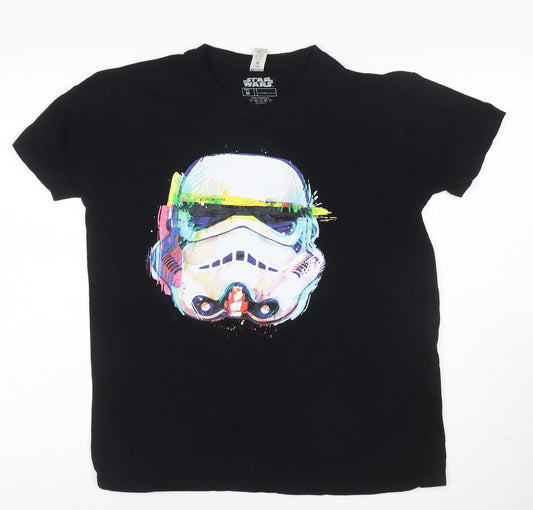 Star Wars Men's Black Stormtrooper Graphic Cotton T-Shirt Size M