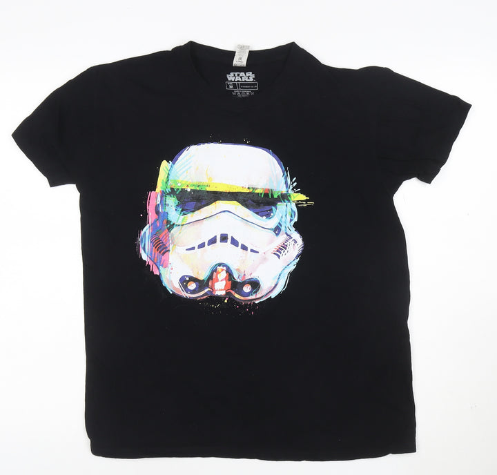 Star Wars Men's Black Stormtrooper Graphic Cotton T-Shirt Size M