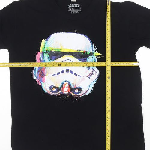Star Wars Men's Black Stormtrooper Graphic Cotton T-Shirt Size M