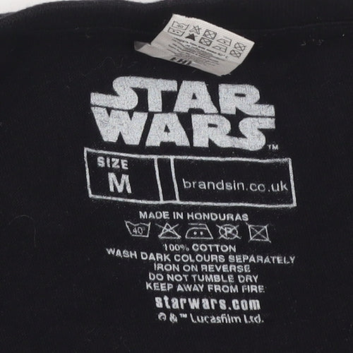 Star Wars Men's Black Stormtrooper Graphic Cotton T-Shirt Size M