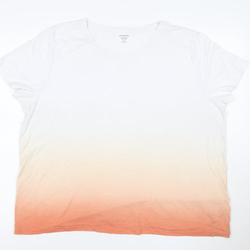 Marks and Spencer Women's Multicoloured Size 20 Relaxed Crew Neck T-Shirt
