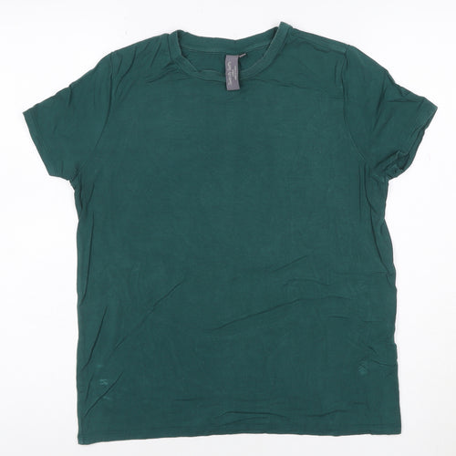 Sweaty Betty Womens Green Short Sleeve Basic T-Shirt Size S
