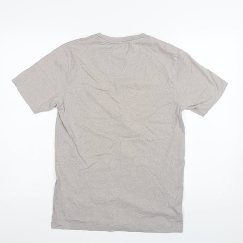 Diesel Men's Grey Crew Neck Short Sleeve Cotton T-Shirt M