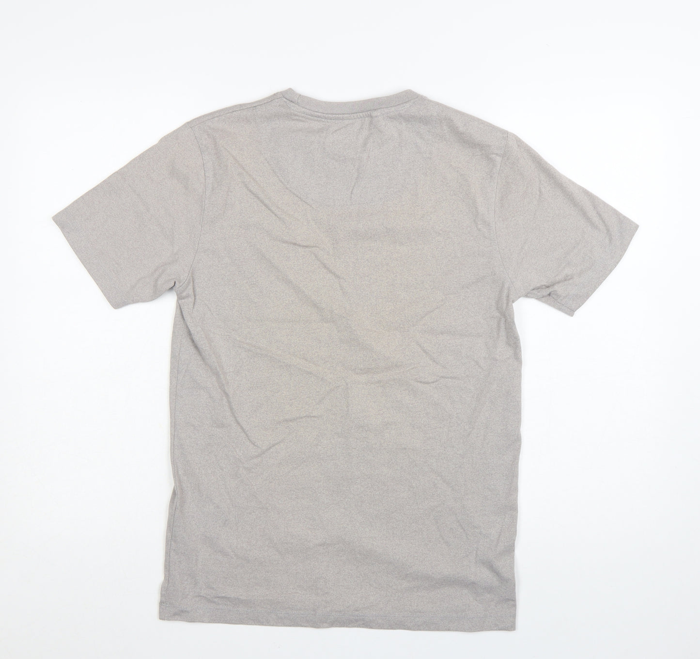 Diesel Men's Grey Crew Neck Short Sleeve Cotton T-Shirt M