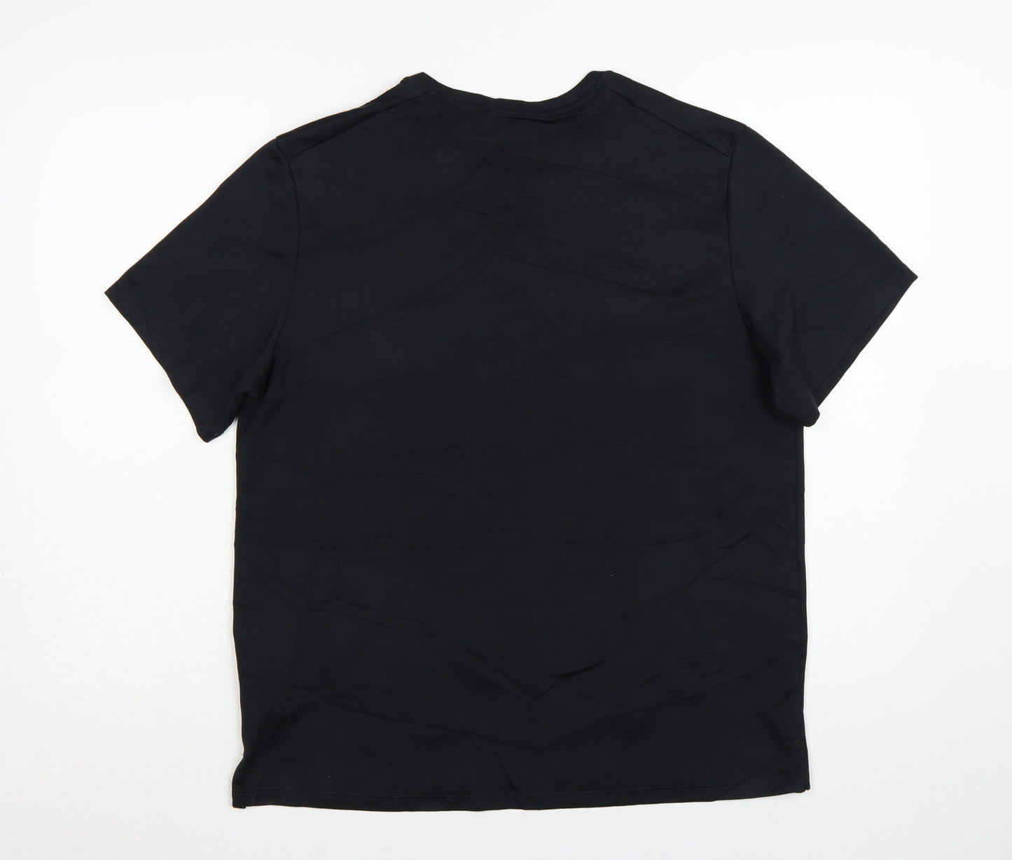 Nike Men's Black Dri-FIT Running T-Shirt Size M Lightweight Gym Top
