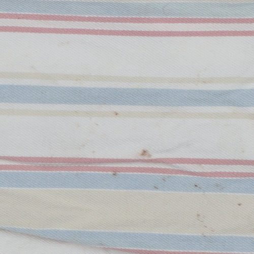 Zara Men's Multicoloured Striped Relaxed Fit Cotton Long Sleeve Shirt Size S