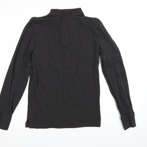 Ralph Lauren Men's Black Long Sleeve Slim Fit Polo Shirt XS