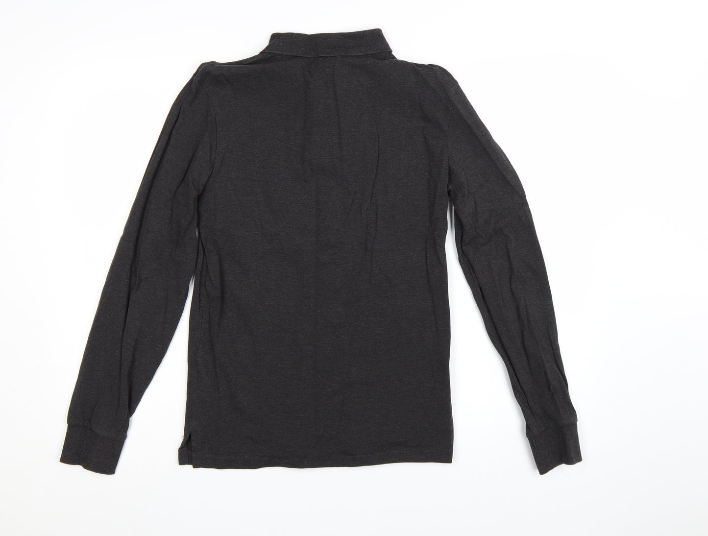 Ralph Lauren Men's Black Long Sleeve Slim Fit Polo Shirt XS