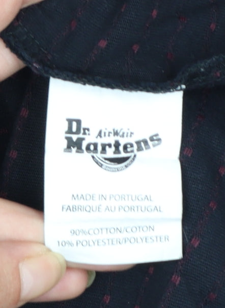 Dr. Martens Men's Black XL Classic Stripe Crew Neck T-Shirt