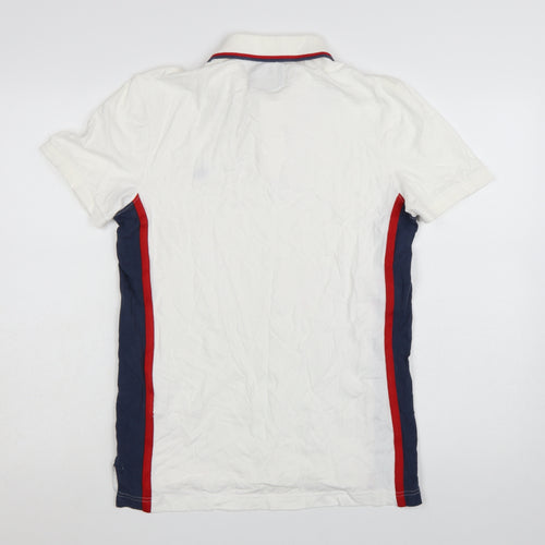 Abercrombie & Fitch Men’s White Slim Fit Polo Shirt Size S