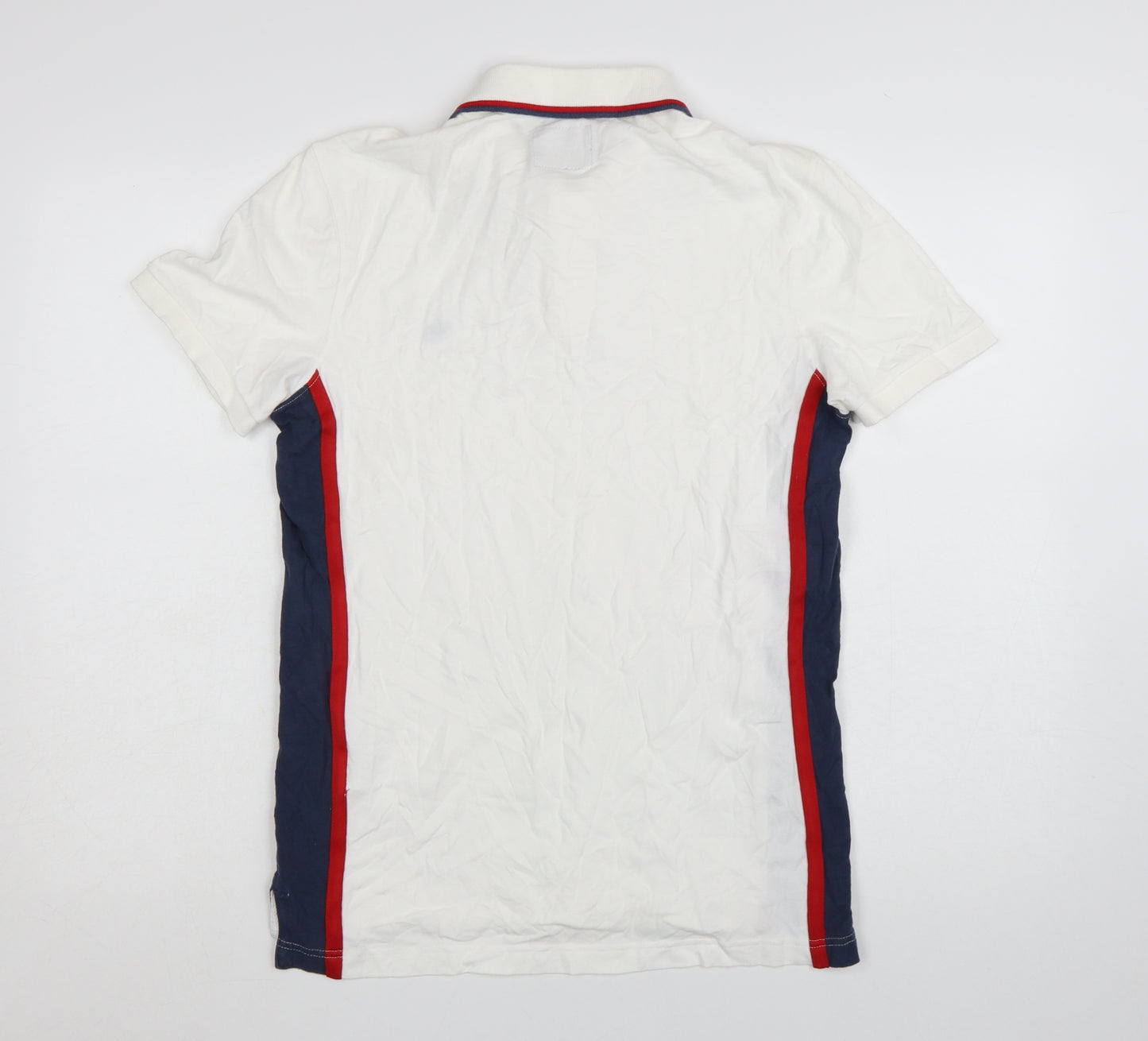 Abercrombie & Fitch Men’s White Slim Fit Polo Shirt Size S