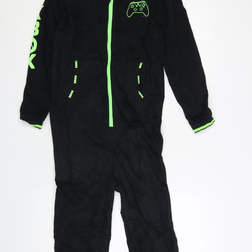 Next Boys Black Xbox Hooded One Piece Pyjamas - 10 Years
