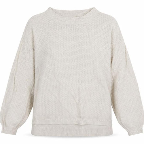 FatFace Women’s Ivory Knit Crew Neck Pullover Jumper Size 14