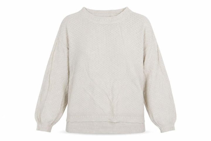 FatFace Women’s Ivory Knit Crew Neck Pullover Jumper Size 14