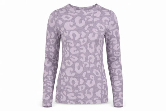 Sweaty Betty Womens Purple Animal Print Long Sleeve XS Active Top