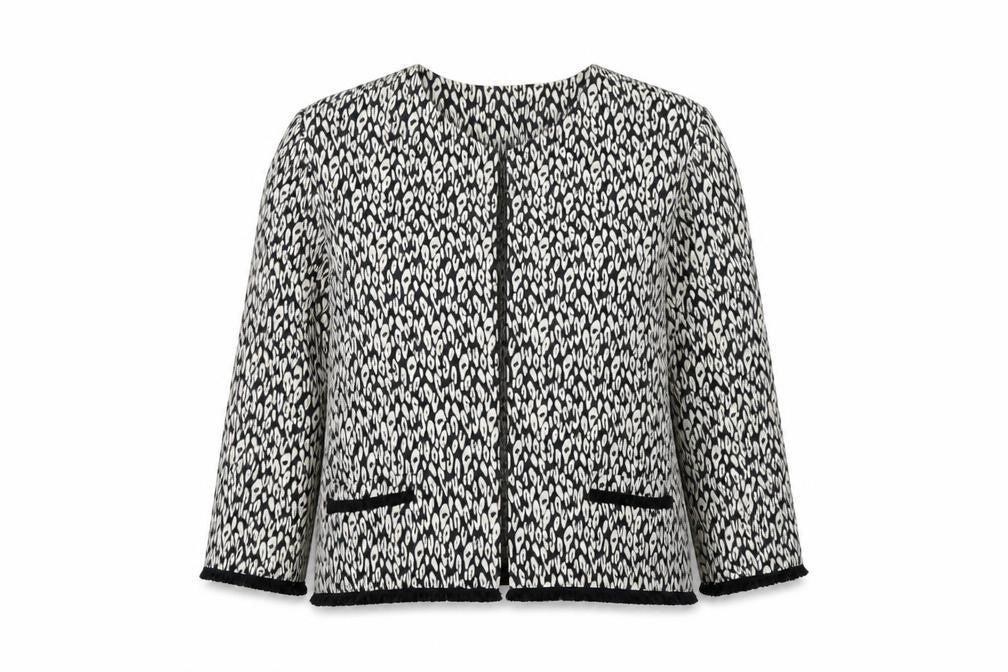 Marks and Spencer Women Black Size 16 Classic Knit Jacket