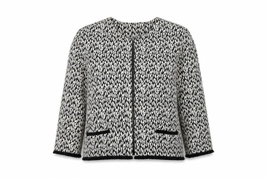 Marks and Spencer Women Black Size 16 Classic Knit Jacket