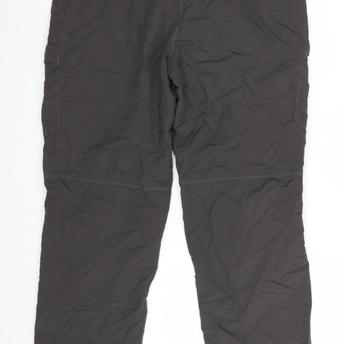 Rohan Men's Black 40in Cargo Trousers Lightweight Travel Pants