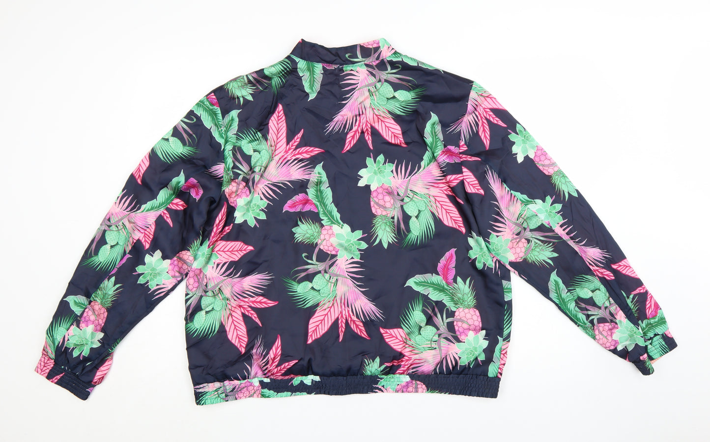 GAP Women Multicoloured XL Tropical Reversible Bomber Jacket