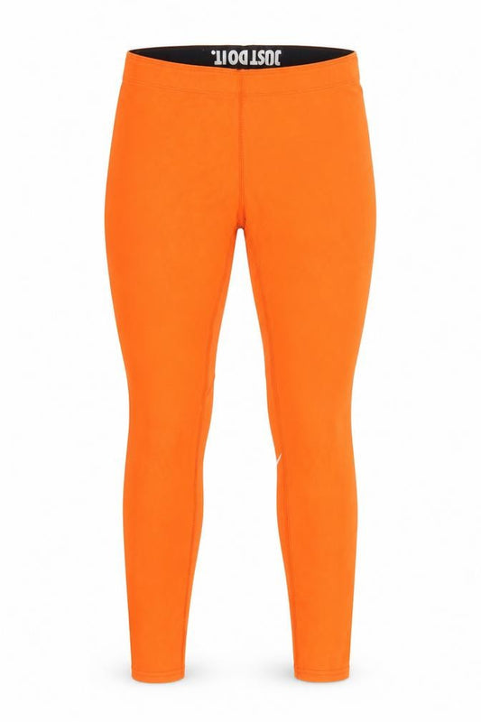 Nike Women's Orange Slim Fit Active Leggings M