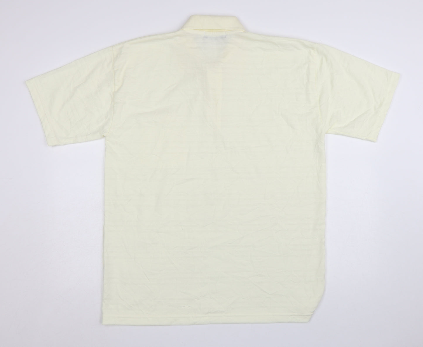 Vectus Men’s Ivory Cotton Short Sleeve Polo Shirt XL