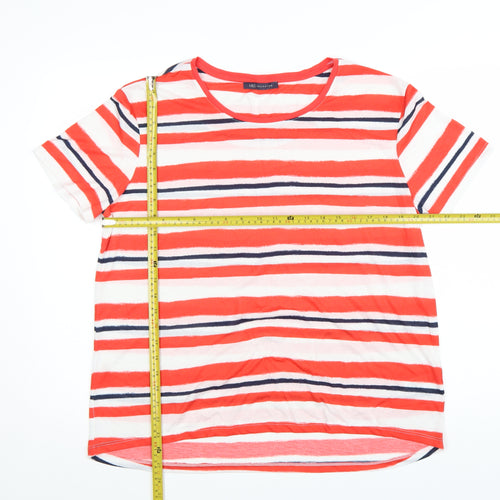 Marks and Spencer Womens Multicoloured Striped T-Shirt Size 16