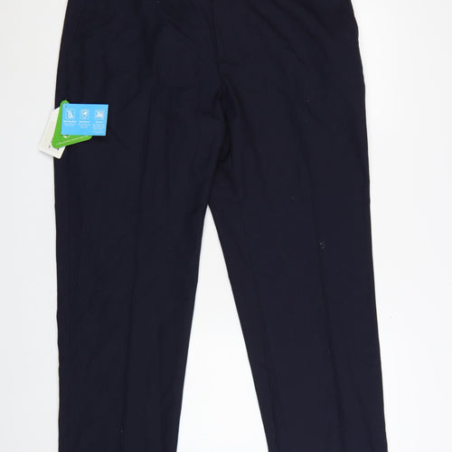 Hunter Men Blue 38in Regular Fit Chino Trousers Workwear
