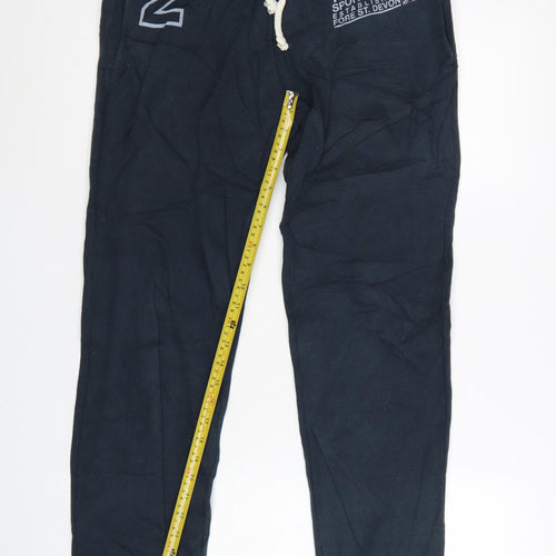 Jack Wills Men's Blue XS Jogger Sweatpants with Embroidered Logo