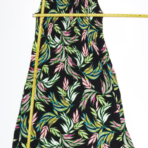Croft & Barrow Women's Petites Multicoloured A-Line Floral Sleeveless Dress M
