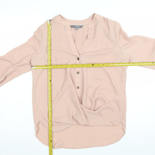 Principles Women’s Beige 3/4 Sleeve Tunic Blouse Size 10