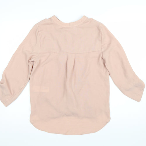 Principles Women’s Beige 3/4 Sleeve Tunic Blouse Size 10