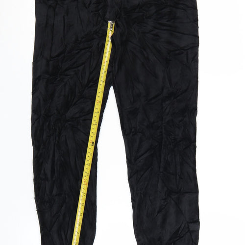 Juicy Couture Black Label Women's Black S Velour Jogger Trousers
