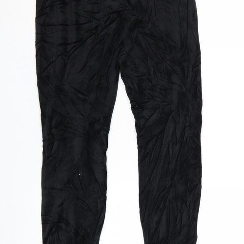 Juicy Couture Black Label Women's Black S Velour Jogger Trousers