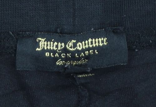 Juicy Couture Black Label Women's Black S Velour Jogger Trousers