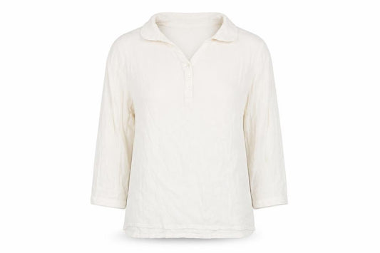 Front view of Cath Kidston Women Ivory Viscose Long Sleeve Tunic Blouse UK 10