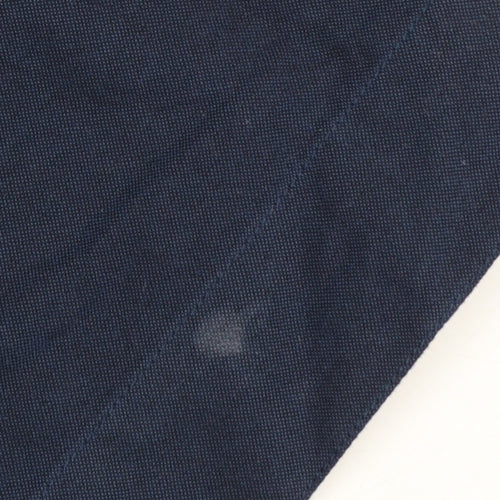 By Very Men's Navy Blue Short Sleeve Button-Up Cotton Shirt L