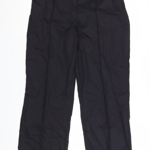 Alexandra Womens Black UK 12 Straight Leg Workwear Trousers