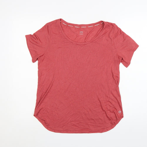 Marks and Spencer Goodmove Red Women's Active T-Shirt Size 14