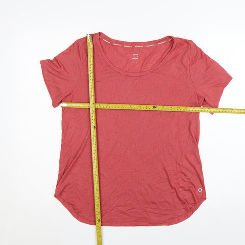 Marks and Spencer Goodmove Red Women's Active T-Shirt Size 14