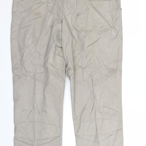Marks and Spencer Blue Harbour Men’s Beige Chino Trousers 42W 29L Cotton