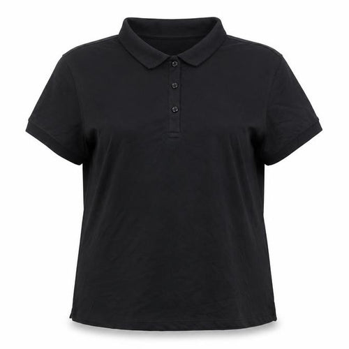 Crivit Women’s Black Polo Shirt L Short Sleeve Quick Dry