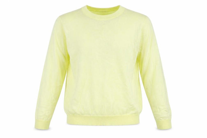 Gap Womens Yellow Crew Neck Long Sleeve Pullover Jumper Size M