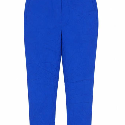 Marks and Spencer Women’s Blue Slim Fit Long Trousers Size 14