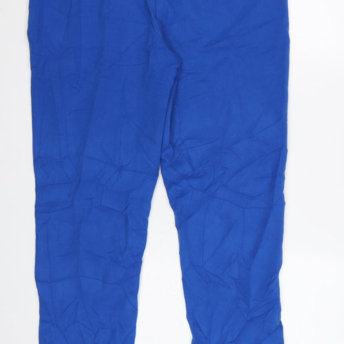 Marks and Spencer Women’s Blue Slim Fit Long Trousers Size 14