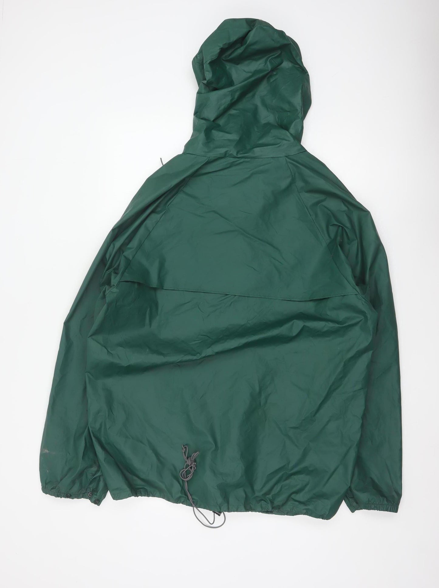 L.L.Bean Men’s Green Waterproof Hooded Rain Coat Jacket L