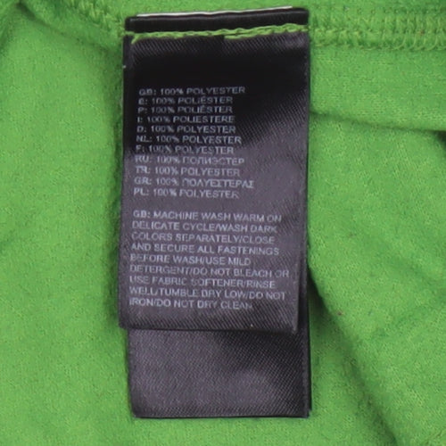 The North Face Men's Green Fleece 1/4 Zip Pullover Sweatshirt Size S